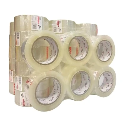 Imagen de MORE FREE Cinta Embalar 48MMx150 embalaje adhesiva Para Paquetes o Cajas y Color Transparente 36 Rollos