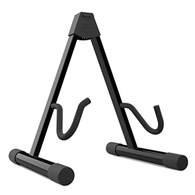 Imagen de Audibax SG 01 Soporte de Guitarra Eléctrica Suelo para Guitarras Eléctricas Estructura Robusta y Estable Accesorio Plegable Fácil Transporte