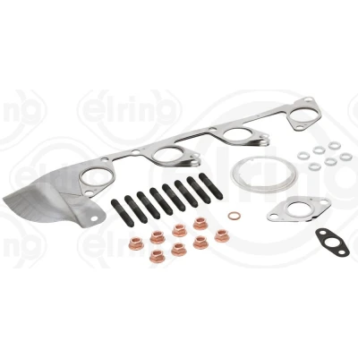Imagen de ELRING 332.380 Juego de montaje, turbocompresor con juntas instrucciones tornillos VOLKSWAGEN: Golf 5, Touran I, Passat B6 Berlina
