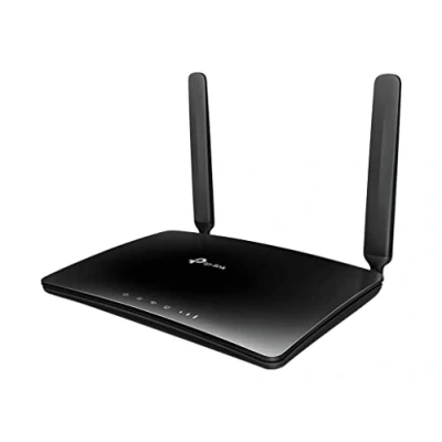 Imagen de TP Link Archer MR400 Router 4G LTE WiFi (Cat 4), AC1200 doble banda, MicroSim, antenas desmontables, puertos Ethernet WAN/LAN, fácil configuración, compatible con todos los operadore