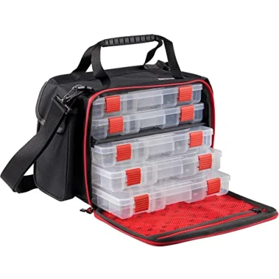 Imagen de Abu Garcia Bolsa Mediana para señuelos, Unisex Adultos, Negro, Gris, Rojo, M
