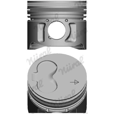 Imagen de NÜRAL 87 990100 40 Pistóns 79,5 con soporte segmento pistón VOLKSWAGEN: Passat B3/B4 Berlina, TRANSPORTER 4 Bus, GOLF 3, SEAT: Ibiza 2, TOLEDO 1