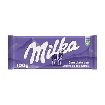 Imagen de Milka, Tableta de Chocolate con Leche los Alpes Relleno Cremoso, 100 g