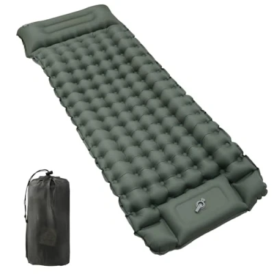 Imagen de LIAILA Colchón autoinflable, Inflable Individual para Exteriores, Ultraligera Inflatable Mattress, Colchoneta Camping Senderismo, Playa, Camping, Aventura