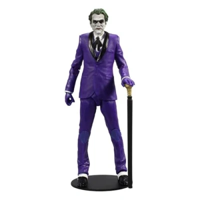 Imagen de McFarlane Juguetes, DC Multiverse 7 pulgadas The Joker (Classic), figura de acción coleccionable Batman Three Comic con base soporte y tarjeta personaje única, a partir