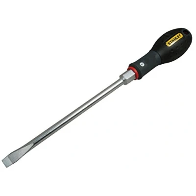 Imagen de STANLEY FMHT0 62619 Destornillador plano mecanico 6,5mm x 150mm con tuerca hexagonal para llave fija