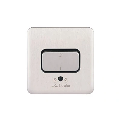 Imagen de Schneider Electric GGBL1013BSSS Lisse Interruptor Aislante (10 A, 3P, 240 V, Acero Inoxidable)
