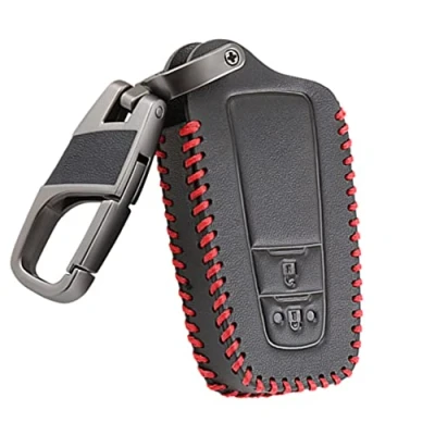 Imagen de Otai Cuero Caja de la Llave del Coche Cubrir Compatible para Toyota C HR Prius Protector Control Remoto 2 Botones