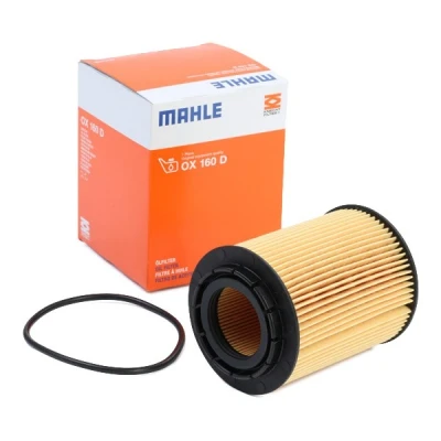 Imagen de MAHLE ORIGINAL OX 160D Filtro de aceite Cartucho filtrante VOLKSWAGEN: Touareg I, GOLF 3, Transporter 4, AUDI: A4 B7 Berlina, A3 Hatchback