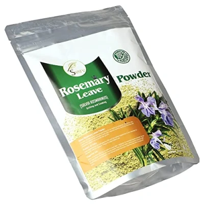 Imagen de SVATV Rosemary Leaves Powder Hojas de Romero en Polvo Ideal for Aromatizing Meats, Fishes, Soups and Stews 227g, Half Pound, 8 Ounce