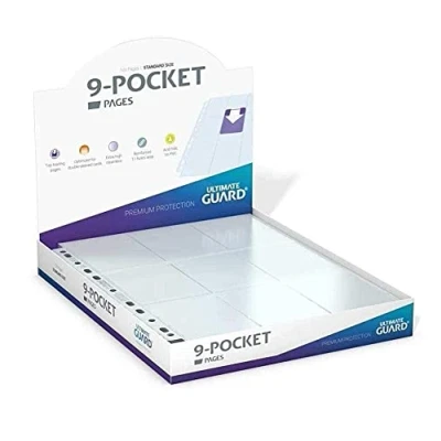 Imagen de Ultimate Guard 9 Pocket Pages (100) Card Binders Sheets