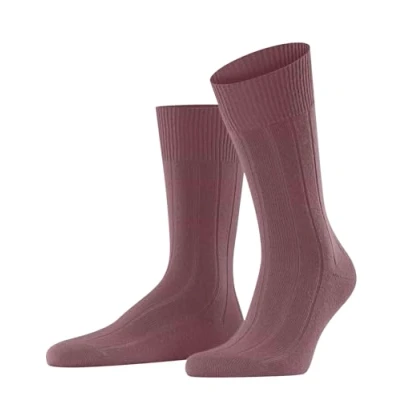 Imagen de FALKE Lhasa Rib M So lana cachemira lisos 1 par, Calcetines Hombre, Rosa Roan Rouge 8936, 43 46