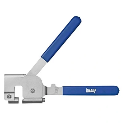 Imagen de Knauf alicates de perforación metal Crimper para engarzar perfiles con sello intercambiable, crimpado tope entre las asas