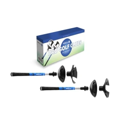 Imagen de Maxx Tech VR Pro Golf clubs Kit designed for PlayStation 5 PSVR2 controllers, includes 2 premium quality compatible with +, Walkabout Mini and many more