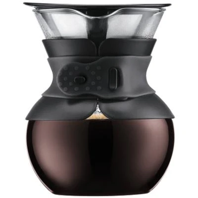 Imagen de Bodum POUR Over Cafetera de Goteo con Filtro Dorado, Negro, 0,5 litros