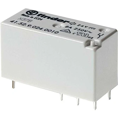 Imagen de Finder 41.52.9.024.0000 relé enchufable/conmutador 24 V DC 2 W 8 A