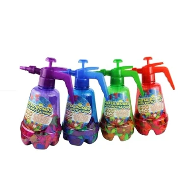 Imagen de Botella con Hinchador Globos Agua Inyectora para Llenar De Super Rápido 500 globos. (AZUL)
