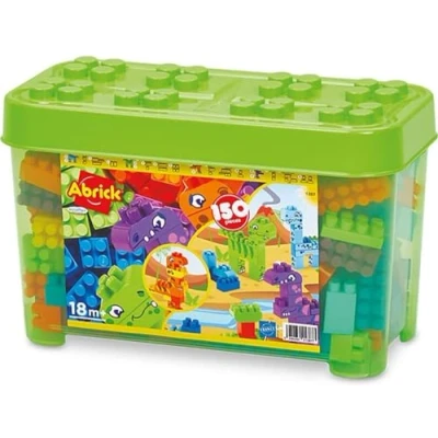 Imagen de Ecoiffier Barril de Dinosaurios 150 Piezas Abrick Juego construcción para niños A Partir 18 Meses (7600001387)