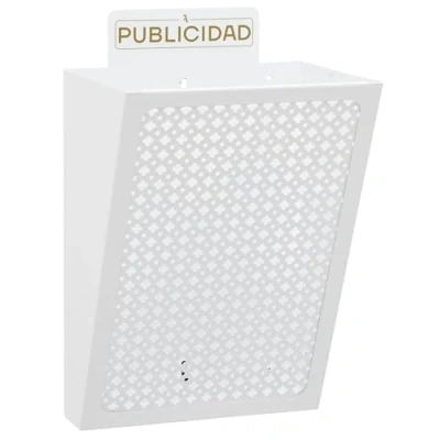 Imagen de Arregui E2304 Cesta de Publicidad Acero, 7,5 L, Cuerpo y Rejilla Color Blanco