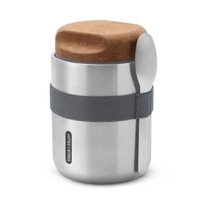 Imagen de BLACK + BLUM Olla térmica de acero inoxidable, capacidad 550 ml