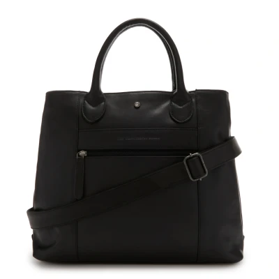 Imagen de The Chesterfield Brand Leather Shoulder Bag Black Passau