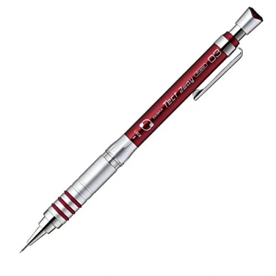 Imagen de ZEBRA Portaminas, Tect 2way, 0,3 mm, rojo (MAS41 R)