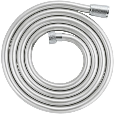 Imagen de GROHE Vitalioflex Silver Flexo de ducha (1.75m, resistente al calor, sistema anti torsión, conexión universal, instalación QuickFix), plata, 27506001