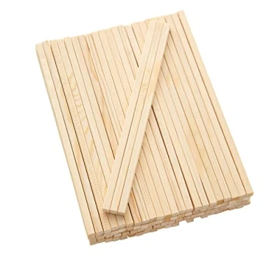 Imagen de Mendi 100 Palos Cuadrado de Madera 25 cm x 8 mm