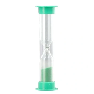 Imagen de Reloj de arena plástico con temporizador arena, 30 segundos/1 min/2 min/3 min/5 min/10 min, cuenta regresiva vidrio para cocina