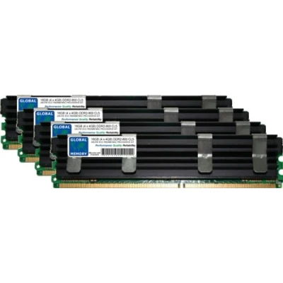 Imagen de 16GB (4 x 4GB) DDR2 800MHz PC2 6400 240 PIN ECC Fully BUFFERED (FBDIMM) Memoria RAM Kit para Mac Pro (PRINCIPIOS DE 2008)