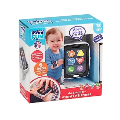 Imagen de Infini Fun Mi Primer Reloj de Fitness El imitación para niños pequeños Juguete Multi Aprendizaje a Partir 18 Meses