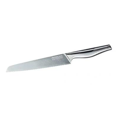 Imagen de Nirosta Swing Cuchillo Panero, Cortar Pan, Hoja de Sierra, Cocina Sierra Acero Inoxidable, Enterizo, Mango Antideslizante, 20/35cm, 1 ud.