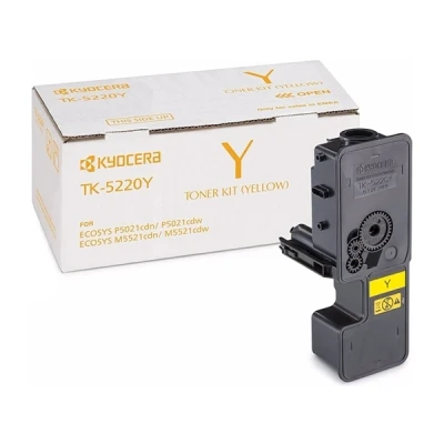 Imagen de Kyocera TK 5220Y Tóner Amarillo 1T02R9ANL1 para Ecosys M5521cdn, M5521cdw, P5021cdn, P5021cdw