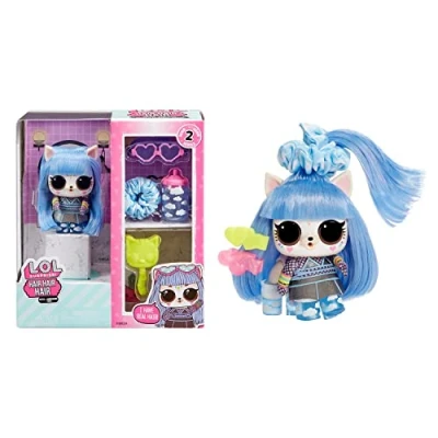 Imagen de L.O.L. Surprise! LOL Surprise Hair Mascotas Serie 2 Descubre 10 sorpresas Que Incluyen una Mascota Coleccionable con Pelo Real y Accesorios Edad: 4+ años
