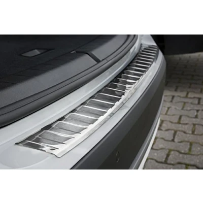 Imagen de Avisa Protector del Parachoques Trasero Inoxidable Compatible con BMW X1 F48 2015 2022 &#039;Ribs&#039;