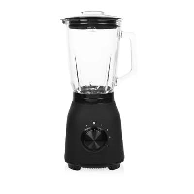 Imagen de Princess 212092 Batidora de vaso Black Steel Cuatro ajustes velocidad 1,5 L, función impulso, 6 cuchillas, 1000 W, jarra cristal, color negro