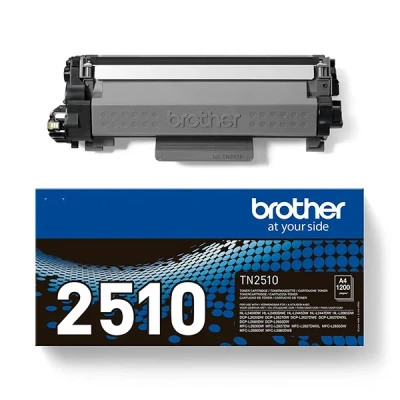 Imagen de Tóner Brother TN2510XL, Hasta 1200 págs. , ISO/IEC 19752, Negro