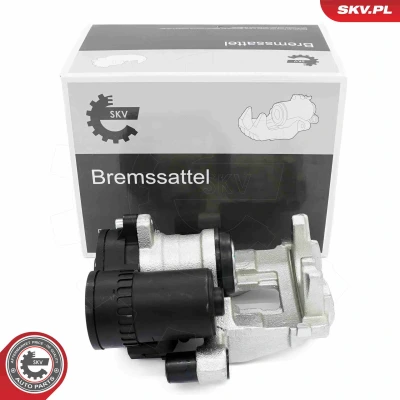 Imagen de ESEN SKV 56SKV554 Pinza de freno Fundición gris Eje trasero, derecha con electromotor para vehículos estacionamiento electrónico