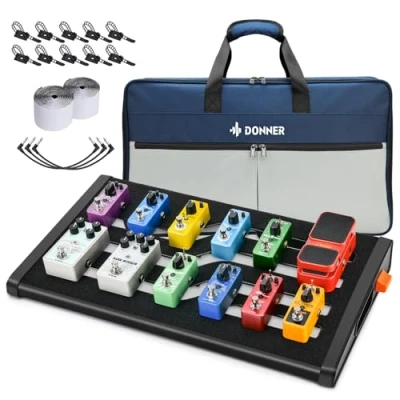 Imagen de Donner DB S300 Guitar Effects Pedals Board and Waterproof Bag Set