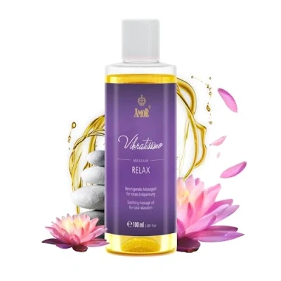 Imagen de “Relax de Vibratissimo: aceite masaje calmante para la relajación, erótico afrodisíaco, 100 ml