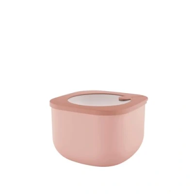 Imagen de Guzzini Kitchen Active Design, STORE&amp;MORE BIO, Recipientes Herméticos Altos para Nevera/Congelador/Microondas (M) Rosa Flor de Melocotón, 16 x16 x h10,7 cm 1550cc 170723251