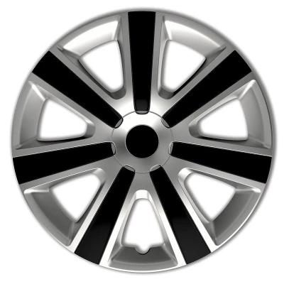 Imagen de AutoStyle PP 5155SB Tapacubos 15Pulgada negro/plata