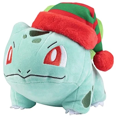 Imagen de Pokémon 8 pulgadas de juguete peluche bulbasaur Navidad con licencia oficial Edad 2 +