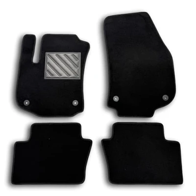 Imagen de MTC Automotive Alfombrillas para Zafira B 2005 2014 Antideslizantes Talonera de Goma Reforzada Botones fijación