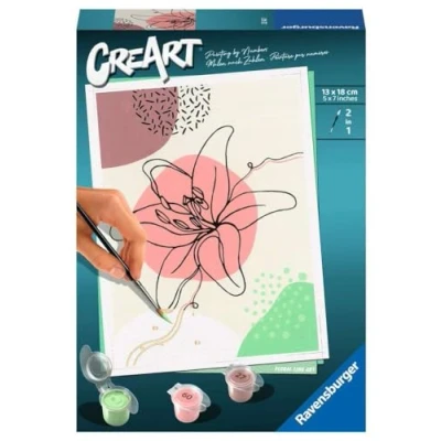 Imagen de Ravensburger CreArt 23542 Pintura por números, diseño floral a partir de 12 años