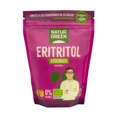 Imagen de NaturGreen Eritritol Bio, Edulcorante Natural, Orgánico, Ecológico, Sustutivo del Azúcar, Bajo indice Glucémico, 500 g