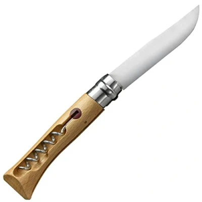 Imagen de Opinel Cuchillo Sacacorchos Nº 10 Abrebotellas de haya