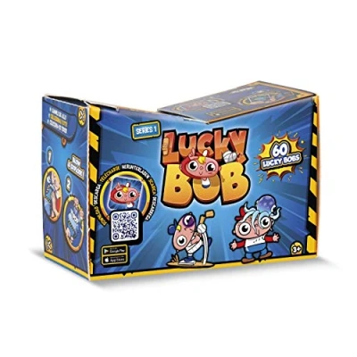 Imagen de LUCKY BOB Pack de 2 Figuras coleccionables, Accesorios y Cartas para interactuar con la App