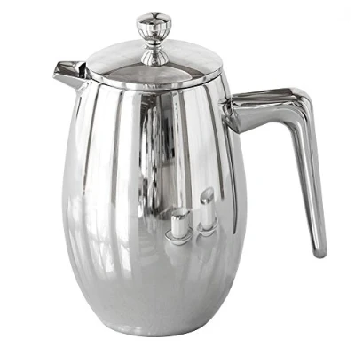 Imagen de Weis Karl Cie. GmbH Cafetera de émbolo/Prensa Francesa 0,35 l Espejo Pulido, acero Inoxidable, Plata, 7 x 11 cm