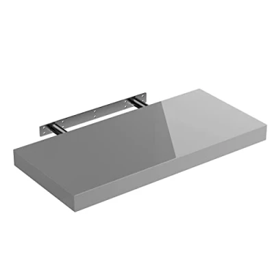 Imagen de CASARIA Estantería para Pared Baldas Flotantes 50cm Fijación Invisible Repisa Multiusos Estante Madera